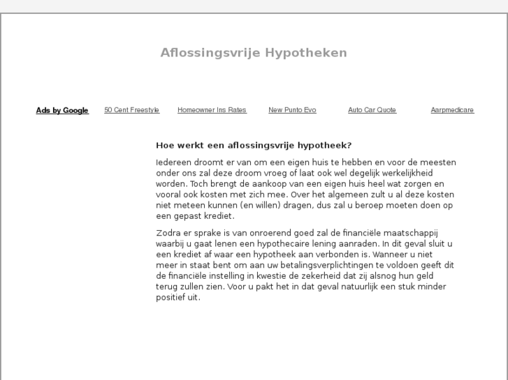 www.aflossingsvrijehypotheken.info