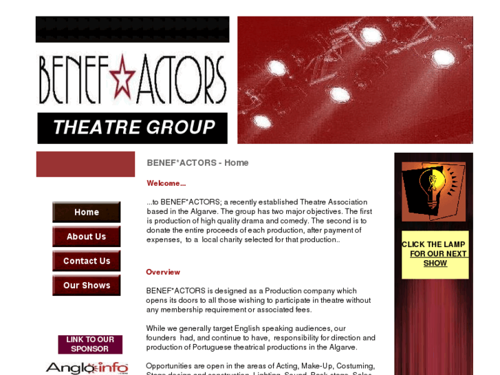 www.benefactorstheatregroup.com