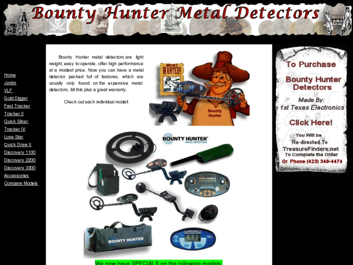 www.bountyhuntermetaldetector.com