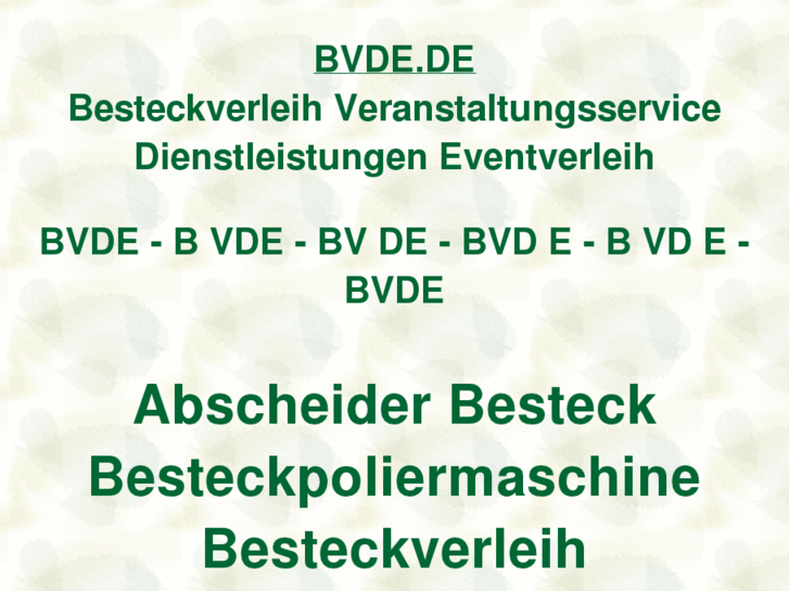 www.bvde.de