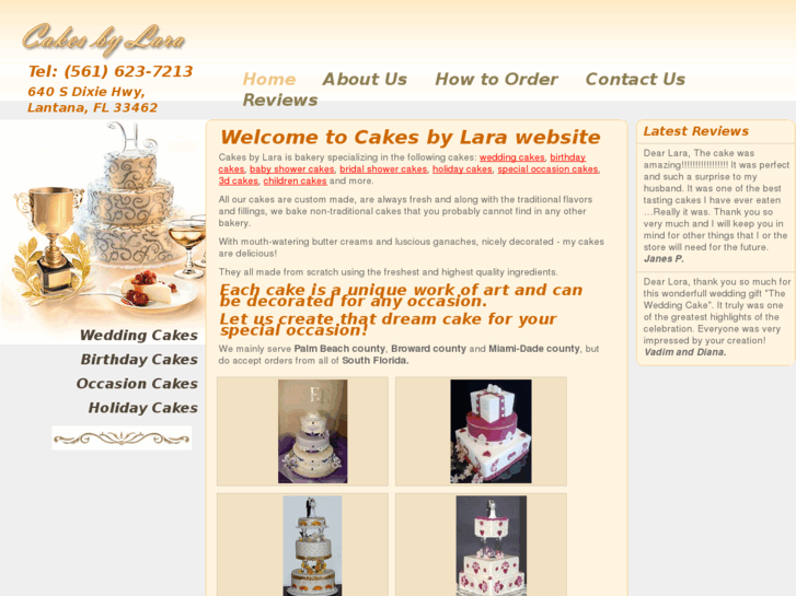 www.cakesbylara.com