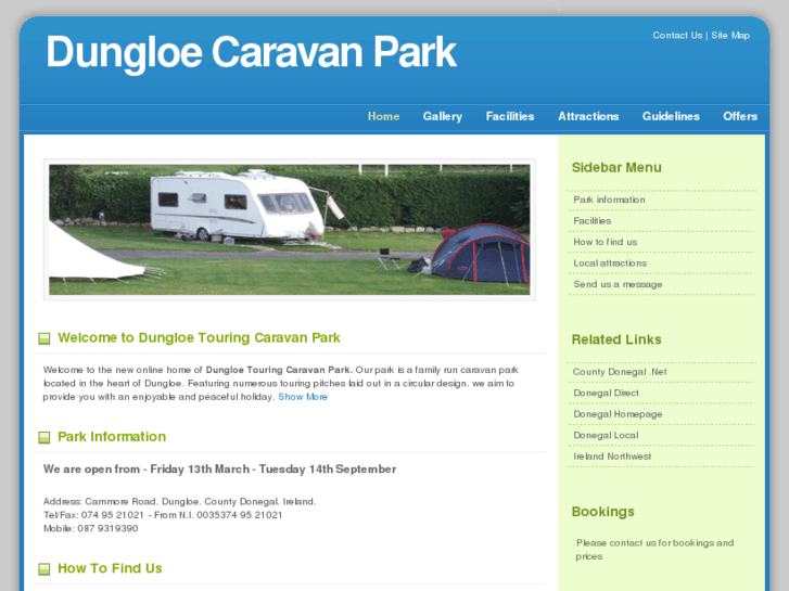 www.dungloecaravanpark.com