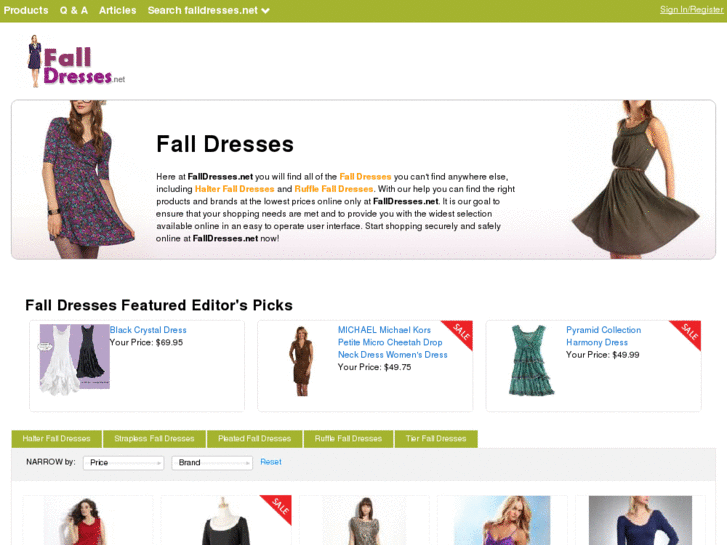 www.falldresses.net