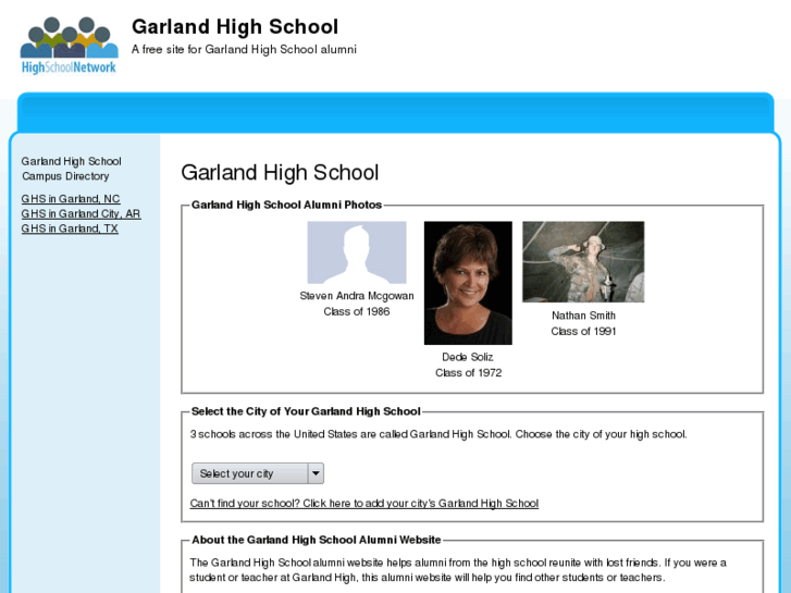 www.garlandhighschoolalumni.com