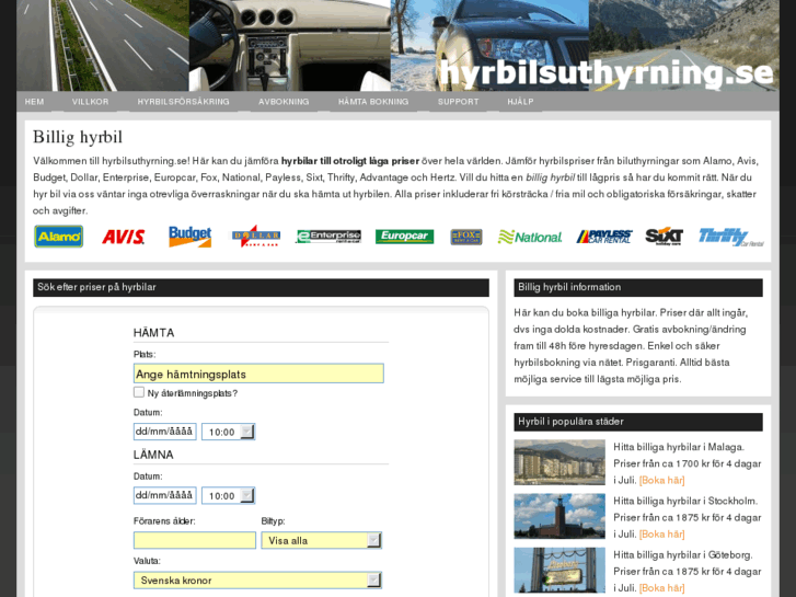www.hyrbilsuthyrning.se