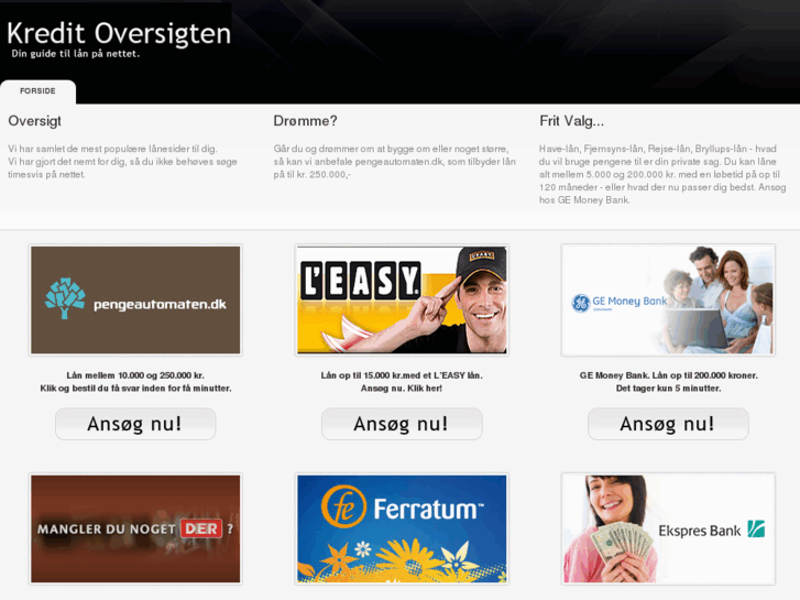 www.kredit-oversigten.dk