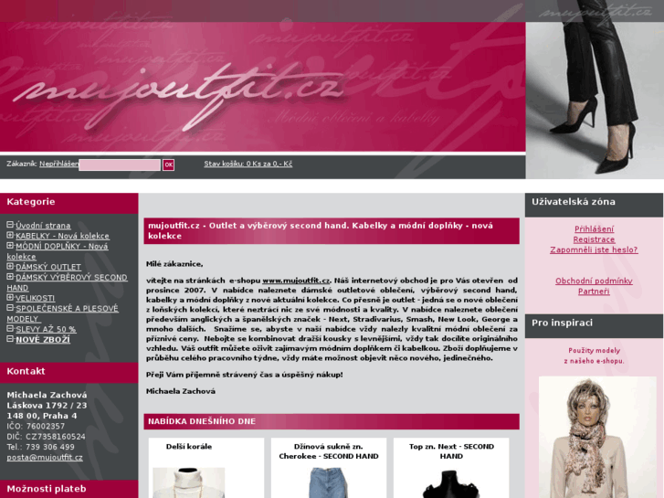 www.mujoutfit.cz