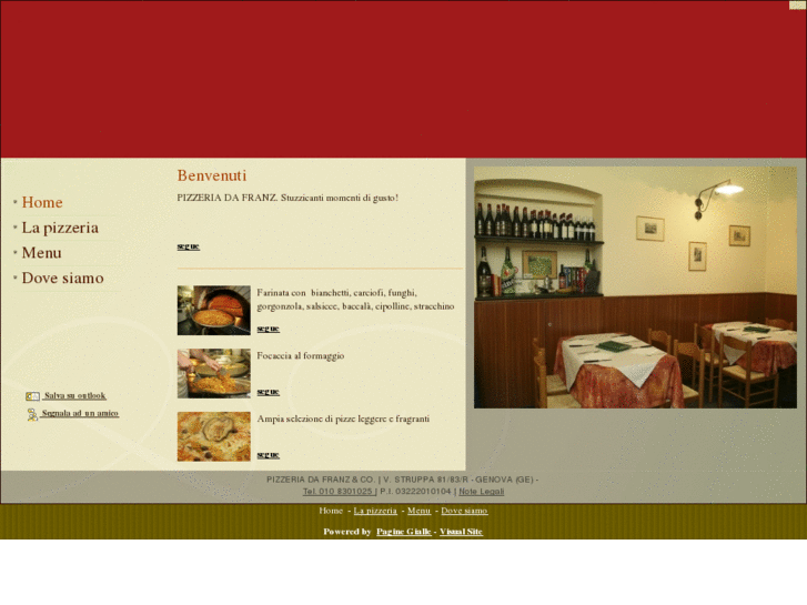 www.pizzeriafranzeco.com