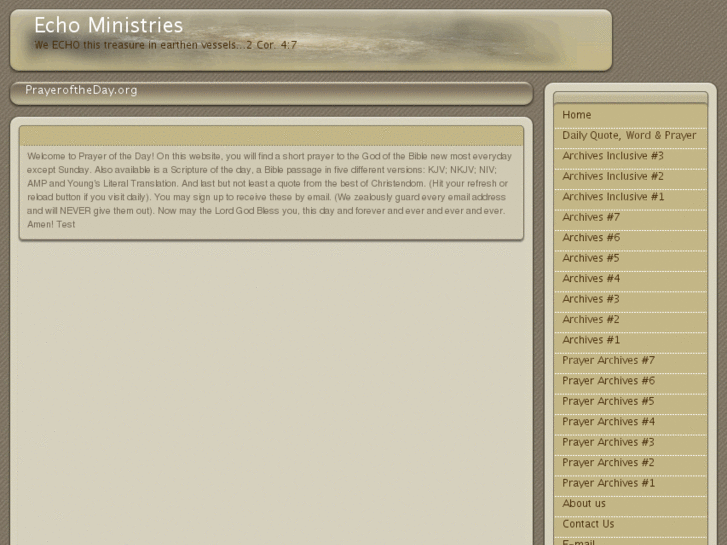 www.prayeroftheday.org