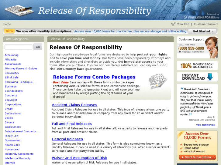 www.releaseofresponsibility.com