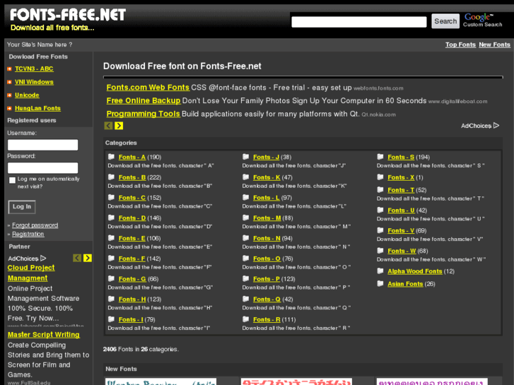 www.fonts-free.net