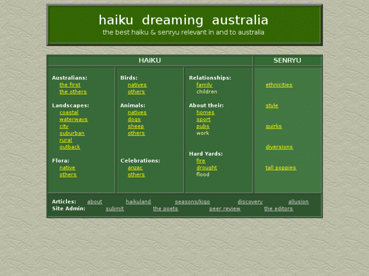 www.haikudreamingaustralia.info