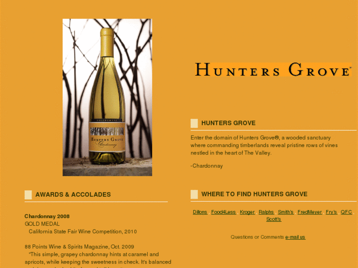 www.huntersgrovewine.com