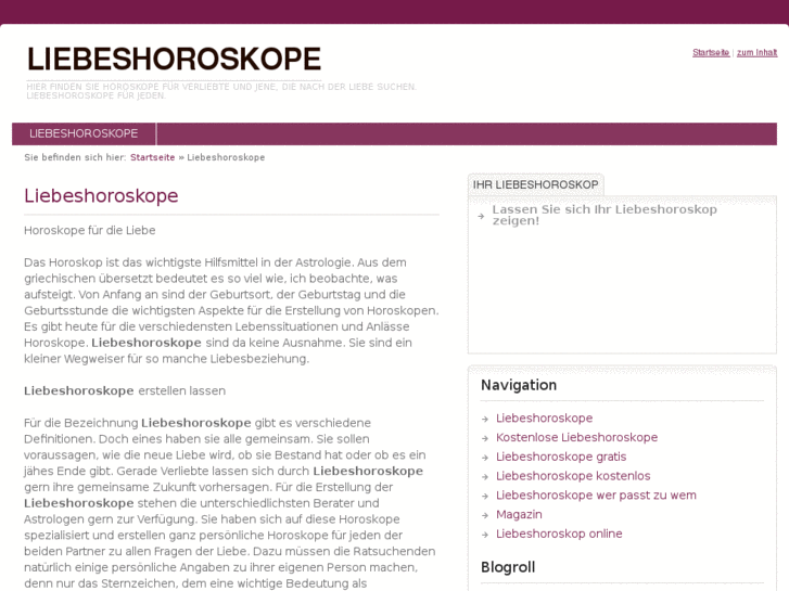 www.liebeshoroskope.org