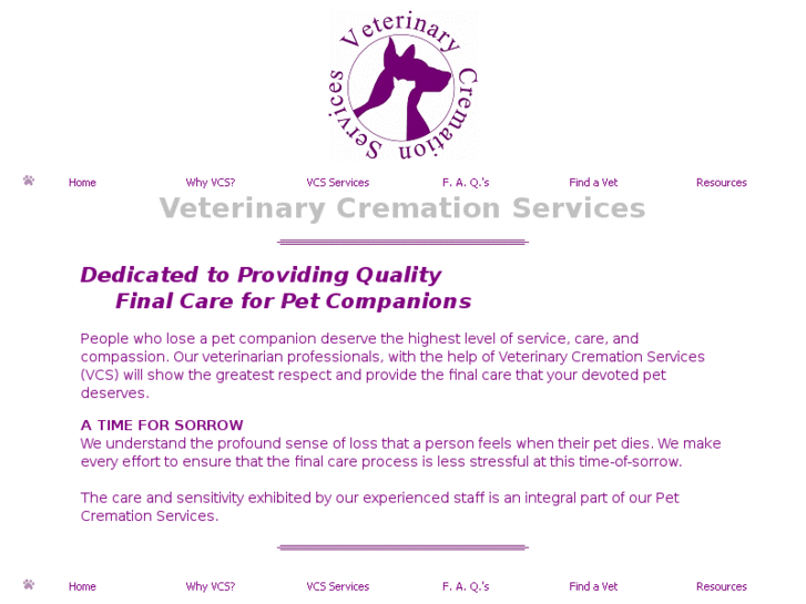 www.veterinarycremationservices.com