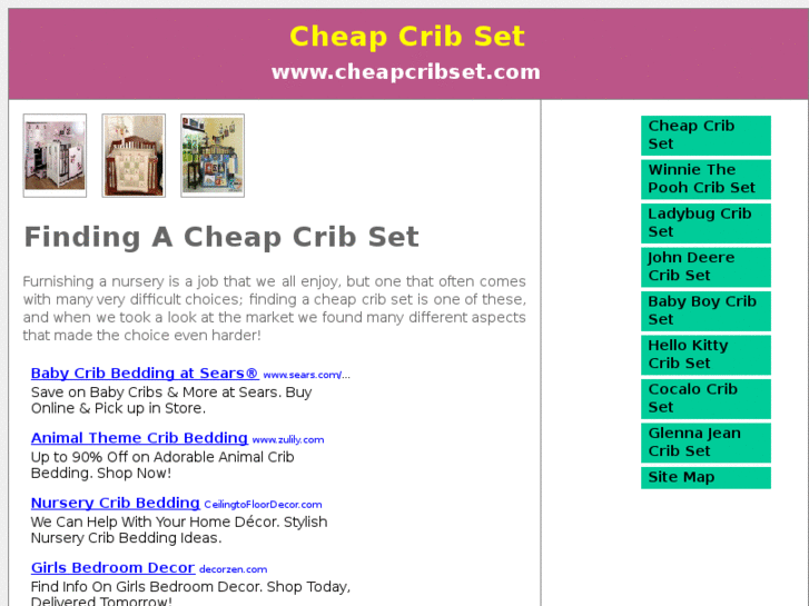 www.cheapcribset.com