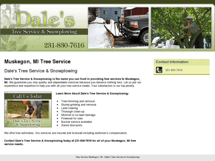 www.dalestreeserviceandsnowplowing.net