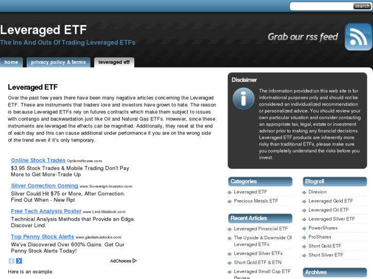 www.leveraged-etf.net