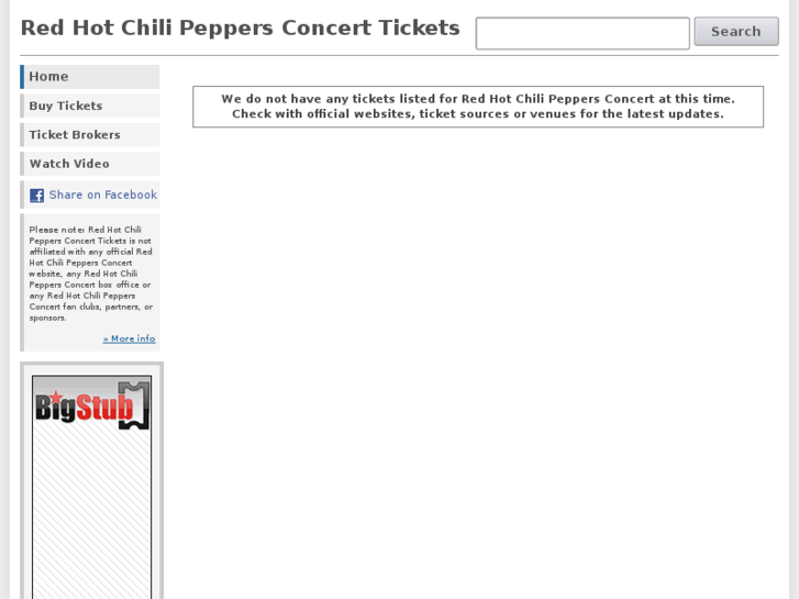 www.redhotchilipeppersconcerttickets.com