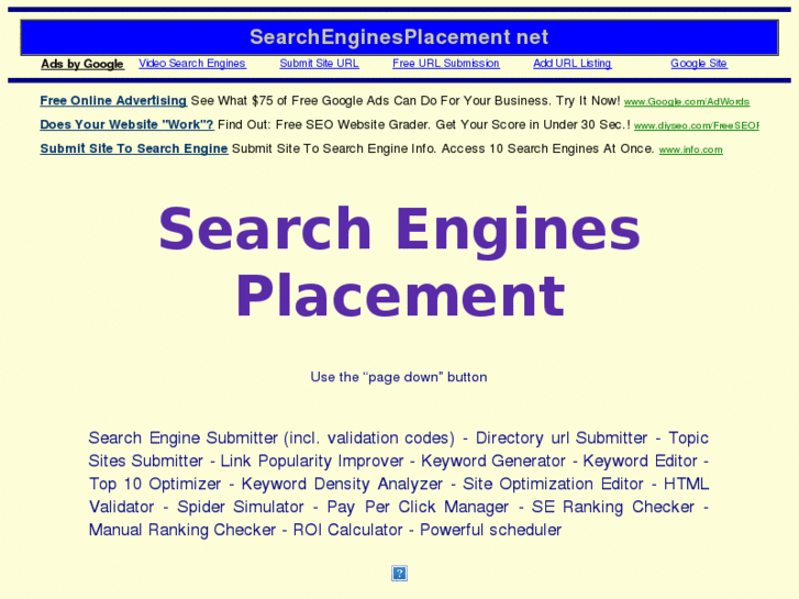 www.searchenginesplacement.net