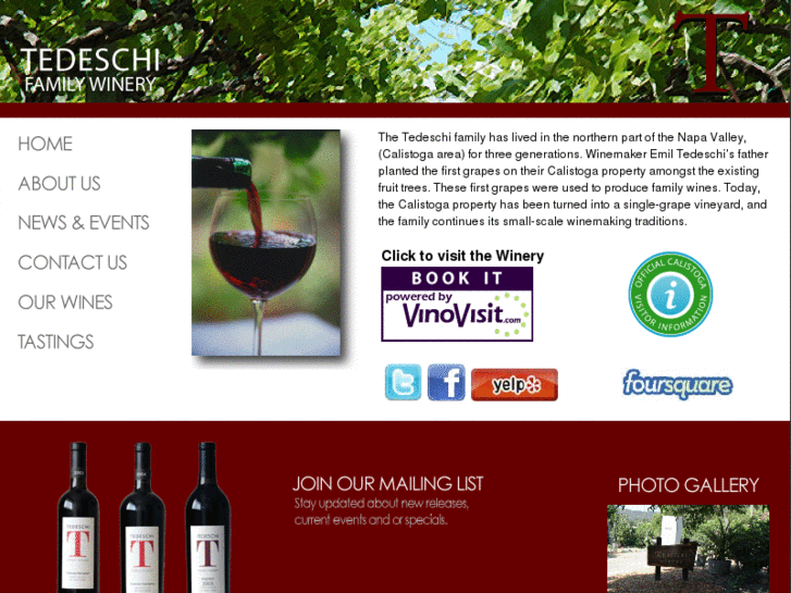 www.tedeschifamilywinery.com