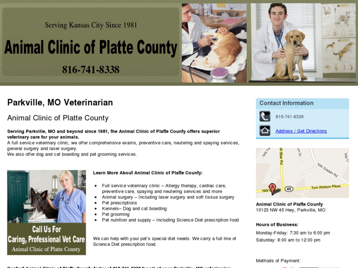 www.veterinariansplattecountymo.com