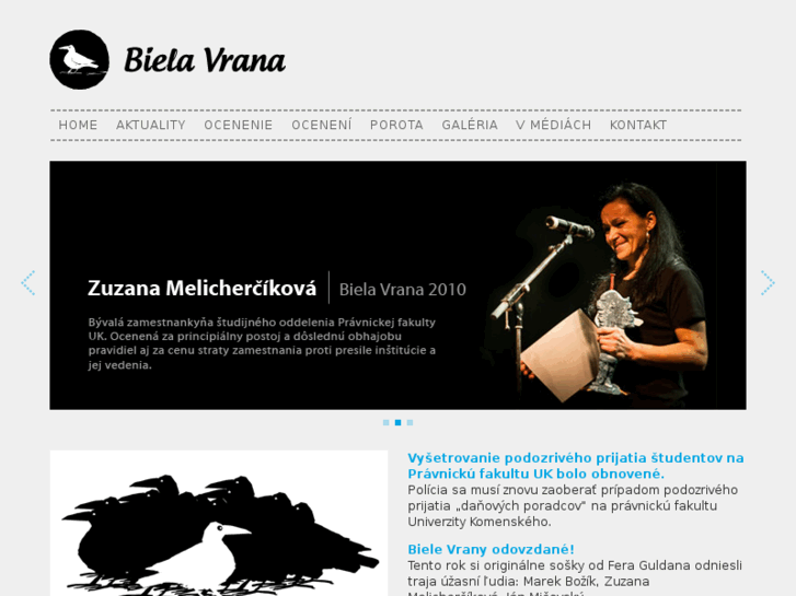 www.bielavrana.sk