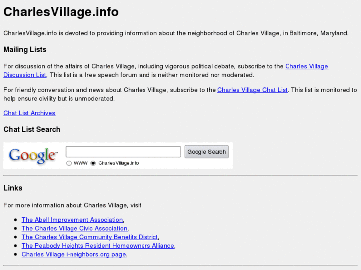 www.charlesvillage.info