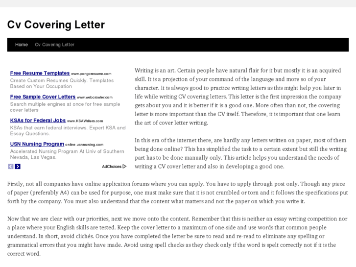 www.cvcoveringletter.com