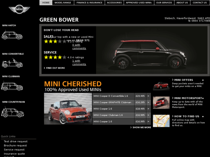 www.greenbowermini.co.uk