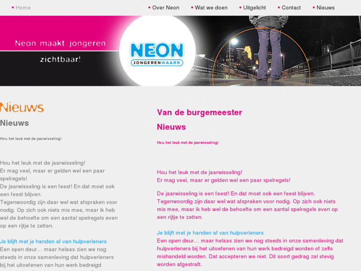 www.jongerenprojectneon.nl