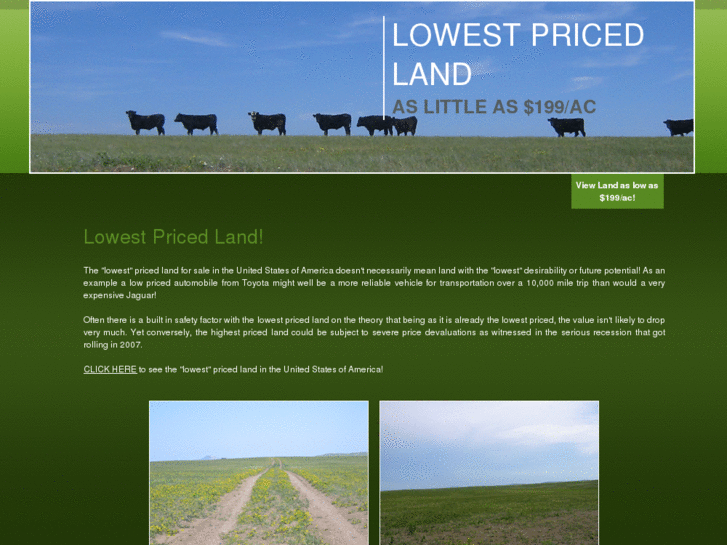 www.lowestpricedlandforsale.com