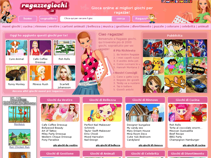 www.ragazzegiochi.it