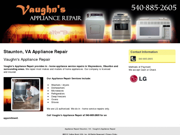 www.vaughnsappliancerepair.com