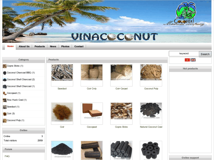 www.vinacoconut.com