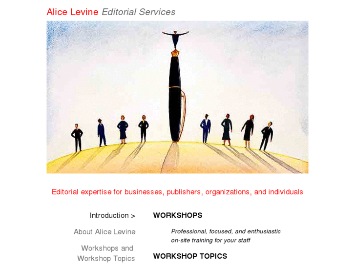 www.alicelevine-editorial.com