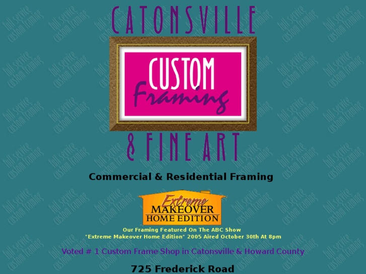 www.catonsvillecustomframing.com