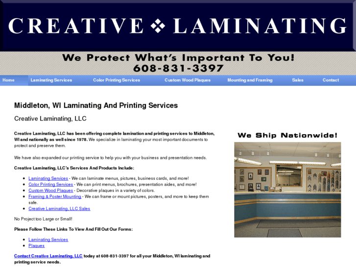 www.creativelaminatingllc.com