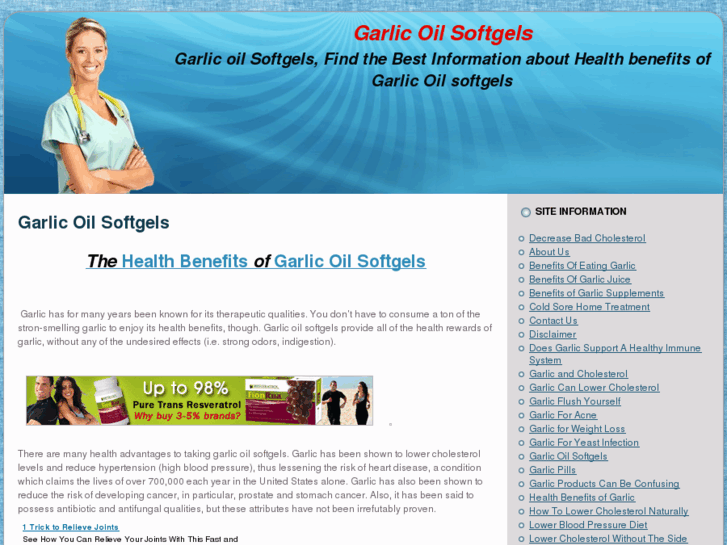 www.garlicoilsoftgels.com