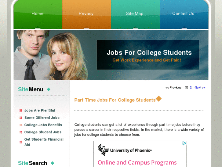 www.jobsforcollegestudents.info