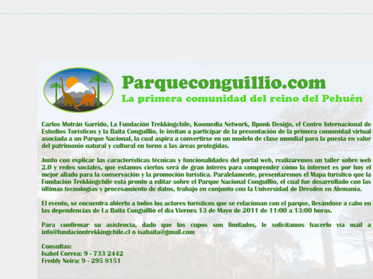 www.parqueconguillio.com