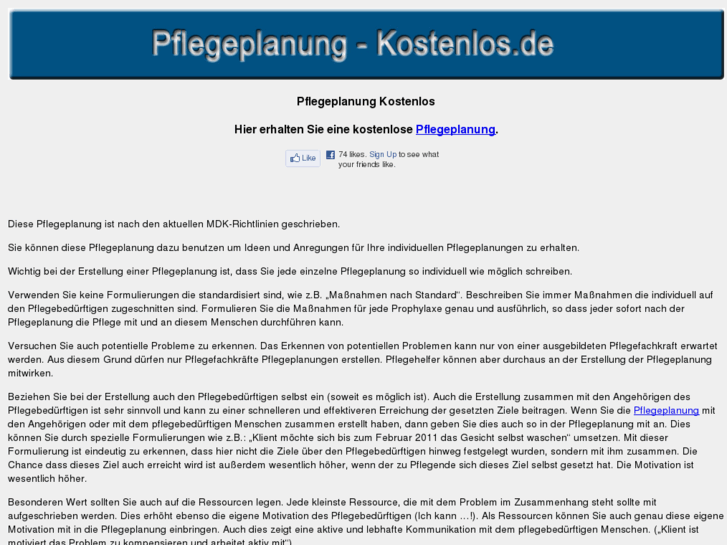 www.pflegeplanung-kostenlos.de