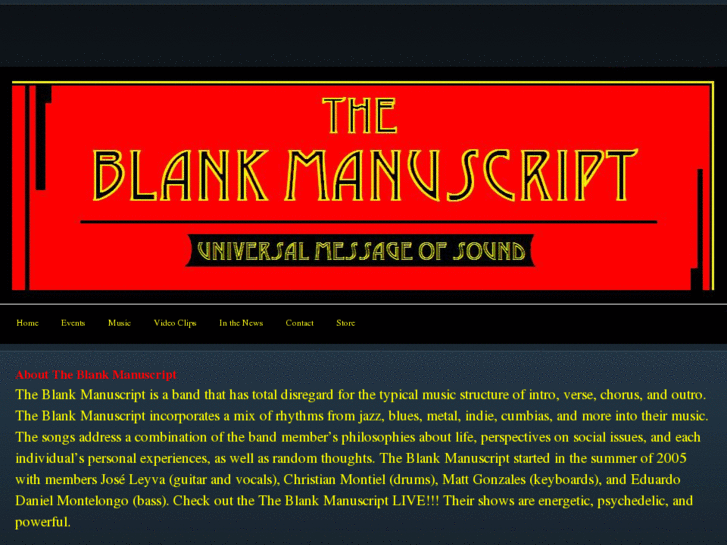 www.theblankmanuscript.com