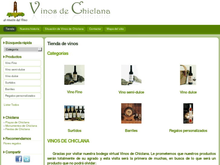 www.vinosdechiclana.es