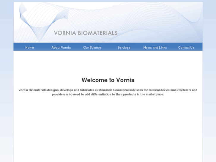 www.vorniabiomaterials.com