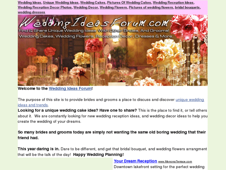 www.weddingideasforum.com