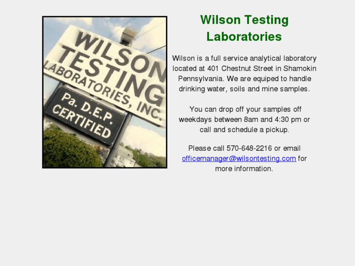 www.wilsontesting.com