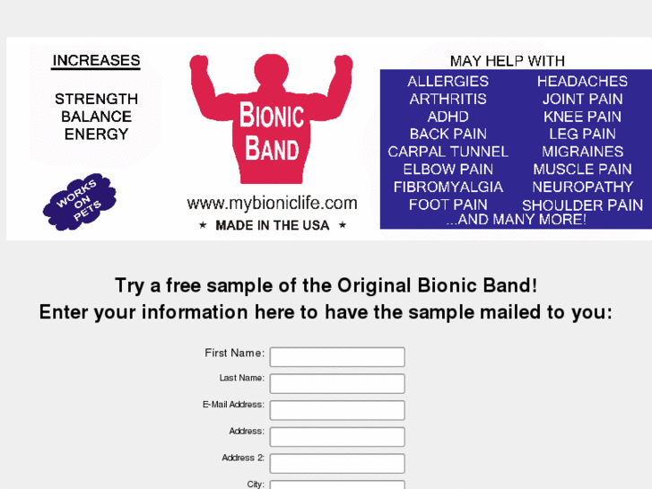 www.bionicbandsample.com