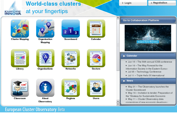 www.clusterobservatory.eu