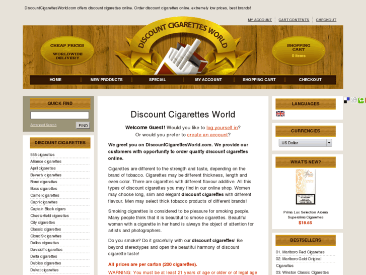 www.discountcigarettesworld.com